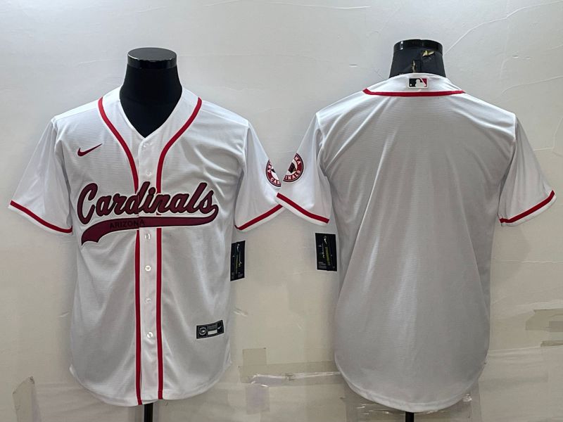 Men Arizona Cardinals Blank White 2022 Nike Co branded NFL Jersey->arizona cardinals->NFL Jersey
